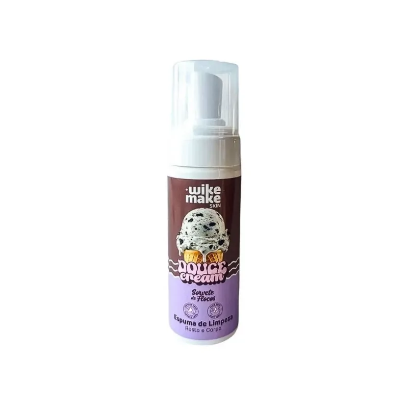 Espuma de Limpeza Rosto e Corpo Sorvete de Flocos 150ml - Miss Rose (WM0054D)