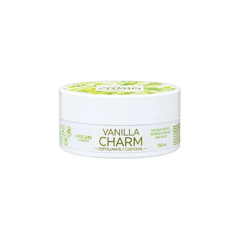 Esfoliante Corporal Vanilla Charm Miss Care 150ml - Miss Rose (MR163D)