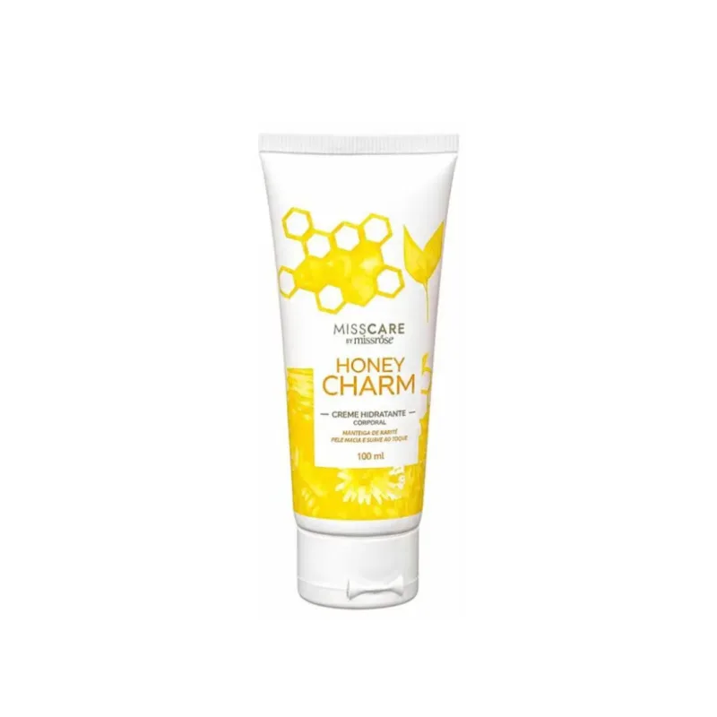 Creme Hidratante Corporal Honey Charm Miss Care 100ml - Miss Rose (MR161B)