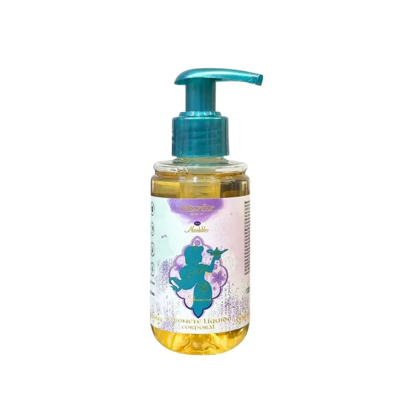 Sabonete Liquido Corporal Aladdin Jasmine 120ml - Miss Rose (MRD014)