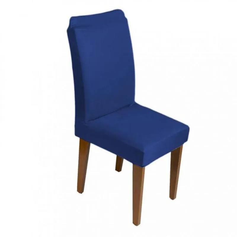 Capa De Cadeira Guilherme Confecções Azul Royal