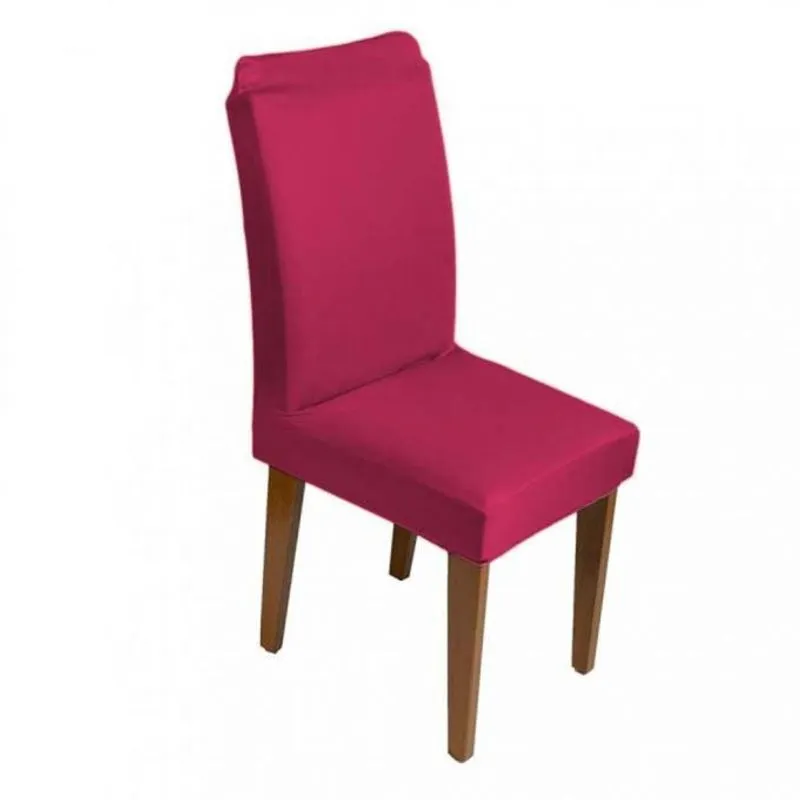 Capa De Cadeira Guilherme Confecções Kit 6 Peças Pink
