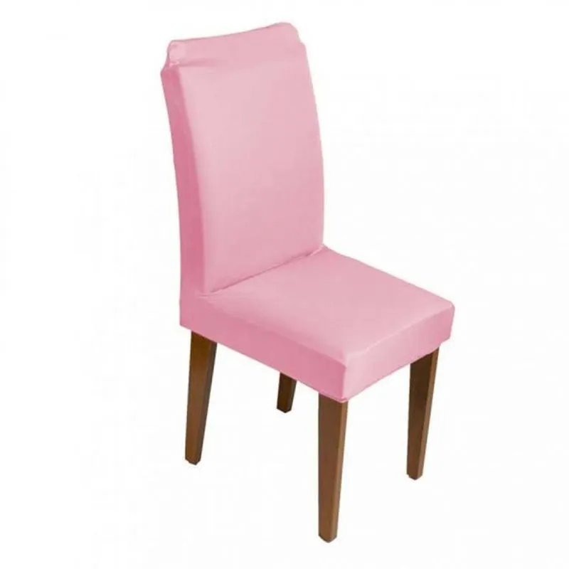 Capa De Cadeira Guilherme Confecções Rosa