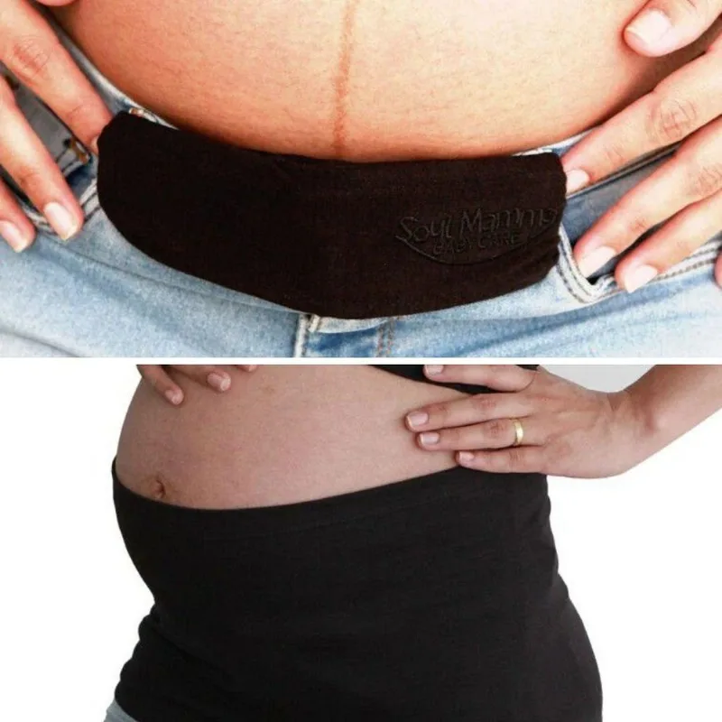 Kit Extensor E Faixa Gestacional Soul Mamma Gg Azul Escuro