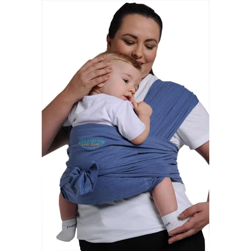 Sling Canguru Soul Mamma Classic Blue Tam M