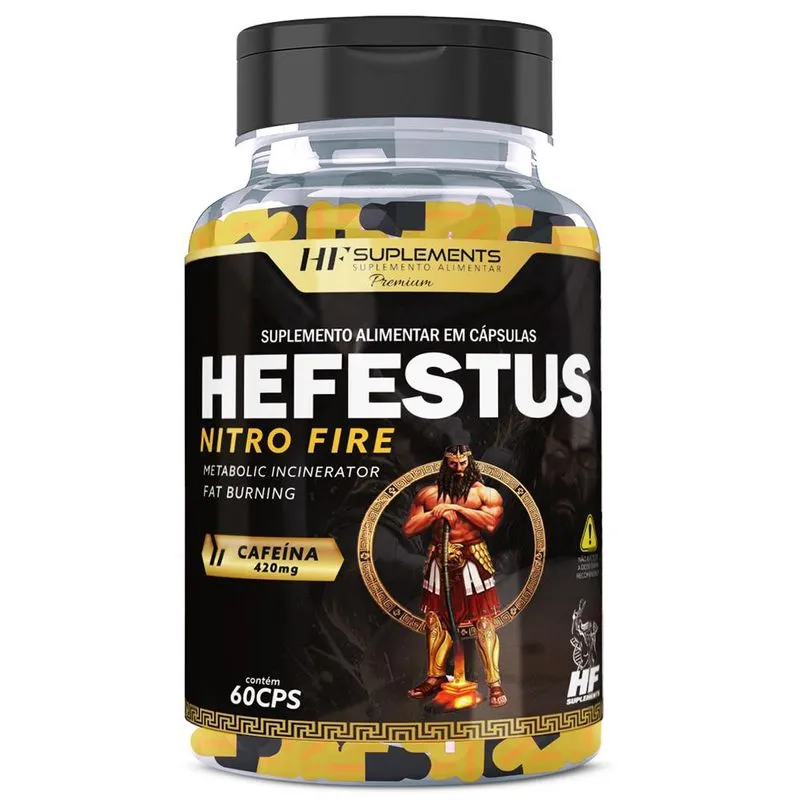 Hefestus nitro fire fat burning 60CAPS 530MG hf suplements
