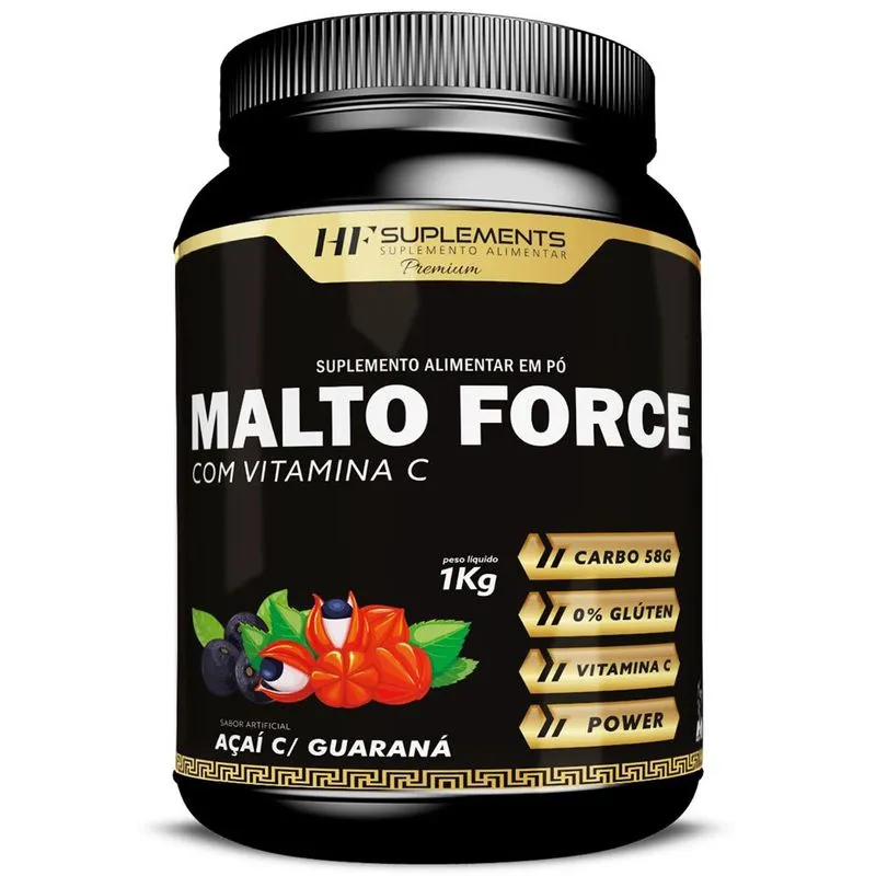Malto force maltodextrina com vitamina C 1KG hf suplements
