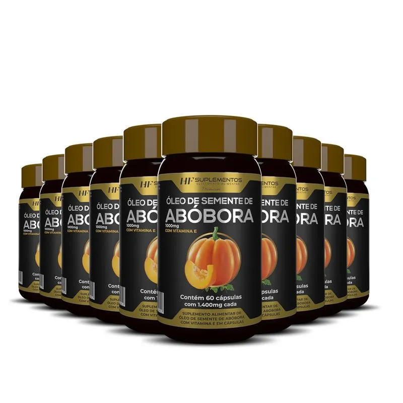 10x oleo de semente de abobora 1400MG 60CAPS hf suplements