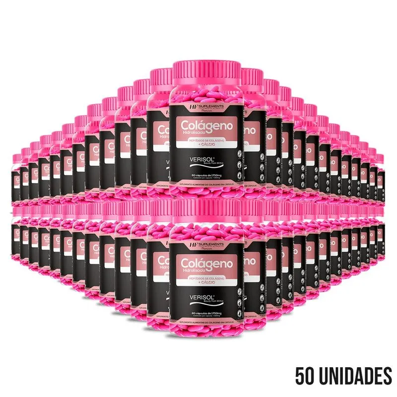 50x colageno verisol + calcio hf suplements 60CAPS atacado