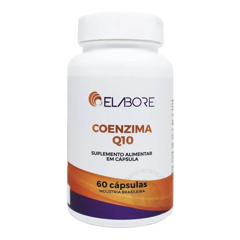 Coezima Q10 elabore com 60 cápsulas