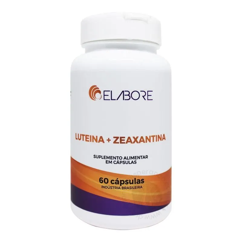 Luteina + zeaxantina elabore com 60 cápsulas