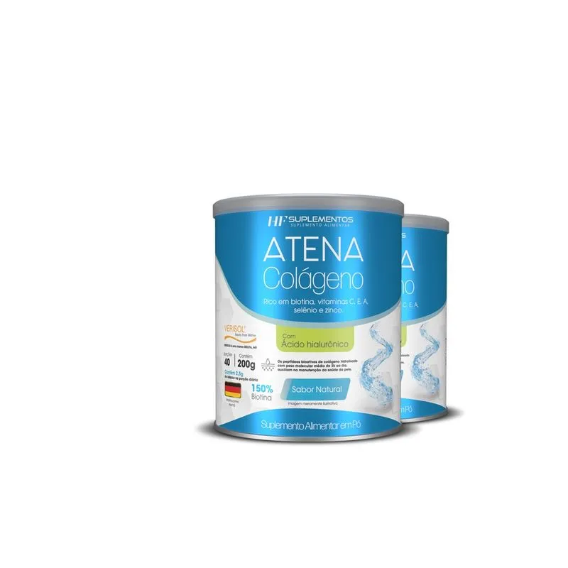 2X colágeno atena verisol + ácido hialurônico sem sabor