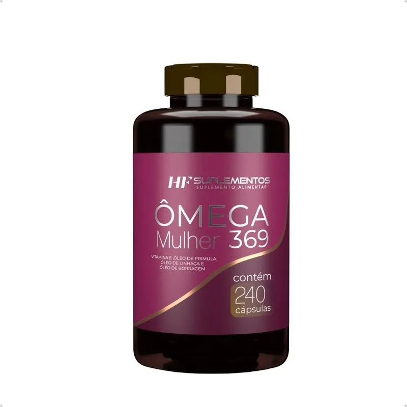 Omega 3 6 9 Mulher 240 Cápsulas Hf Suplementos