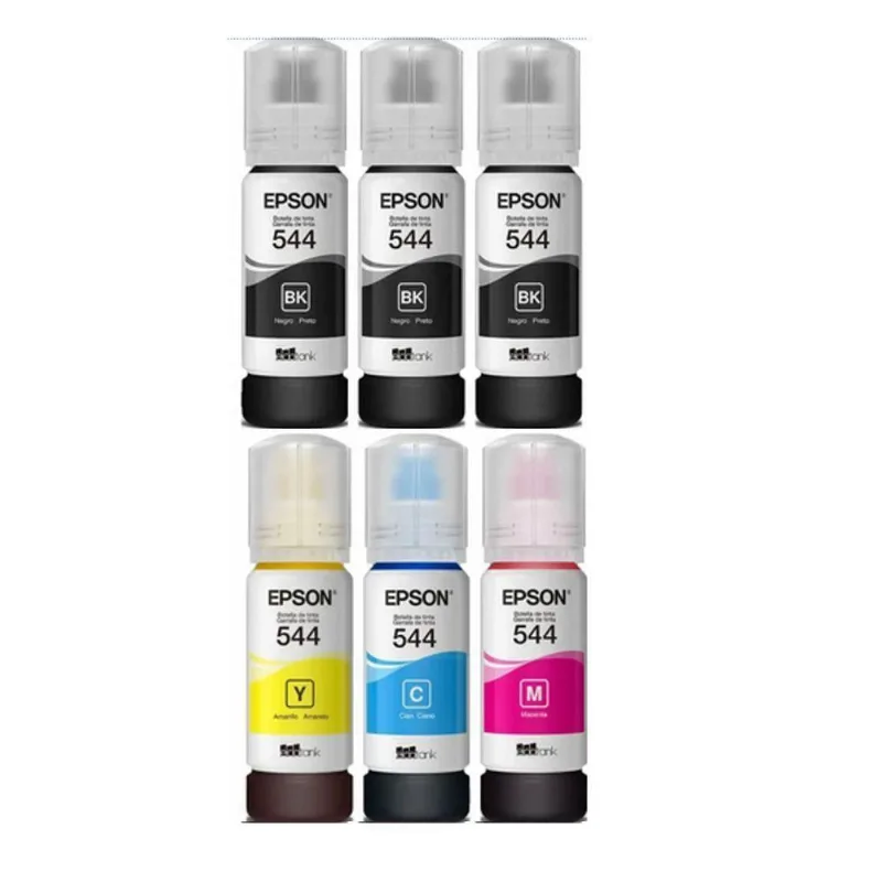 Tinta T544 T544 L3150 L3250 6 Unid