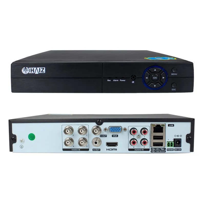 Dvr Híbrido 16 Canais Ip 4 Analógico 1080p Haiz Hz-ahd4