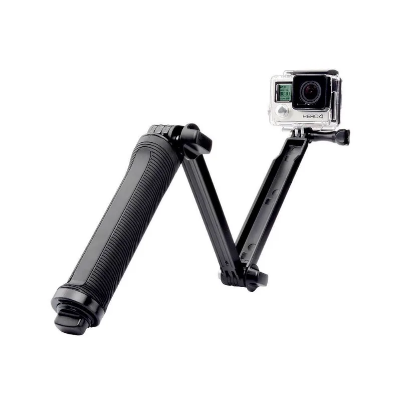 Bastão Monopod Retrátil Action Camera Tripé 3 Way