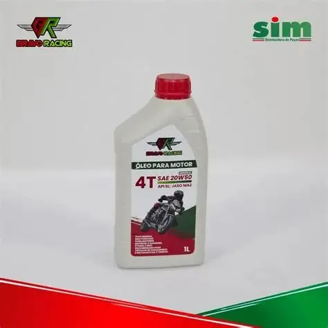 OLEO LUBRIFICANTE MOTOR 4T BRAVO RACING SL 4T 20W50