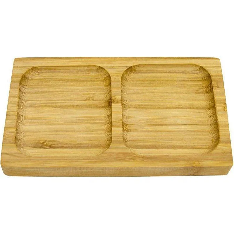 Utensílio Doméstico Petisqueira Bambu 2div 17x10cm