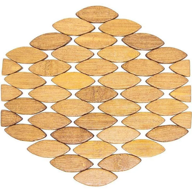 Utensílio Doméstico Descanso Panela Bambu 21cm