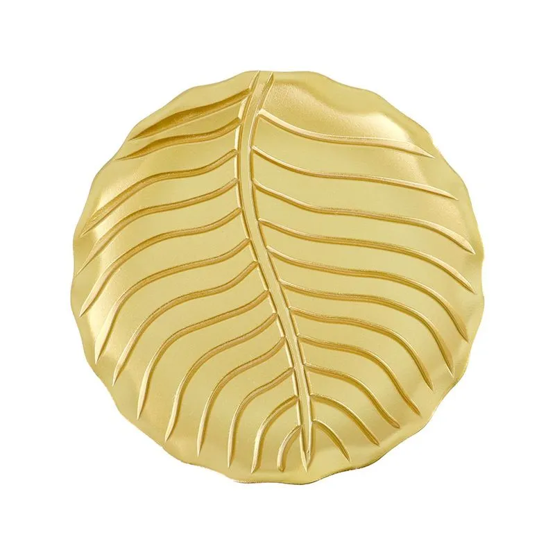 Centro De Mesa Folha 40x40cm Ct4502 - Yin´S Home