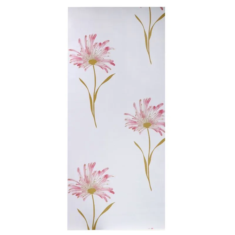 Papel Decorativo Auto Adesivo Dalia Rosa 45cmx5m Ct4697 - Tt Brasil