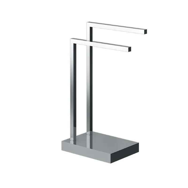 Porta-Toalhas De Bancada Quadrado Horus 450 2300 Cromado Fani Metais - Fani