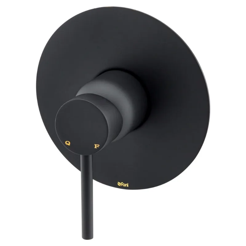 Acabamento Monocomando Base Deca/Fani Slim 520BK95 Preto Fosco Fani - Fani