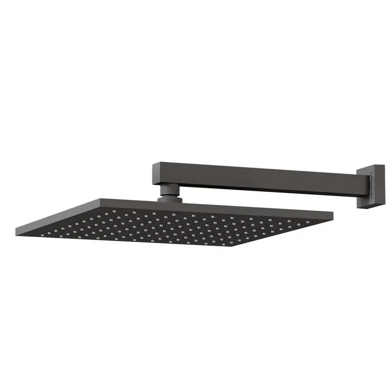 Chuveiro Articulado De Parede Metal Eros Preto Fosco Fani