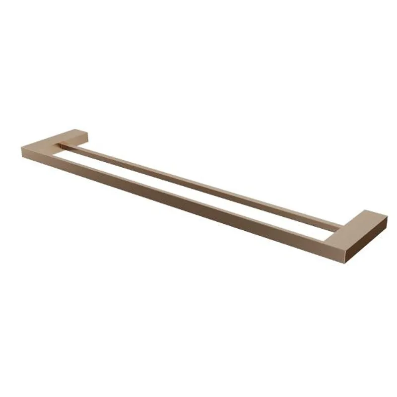 Porta Toalha Reto Duplo 4900 Champanhe 450 Horus Fani