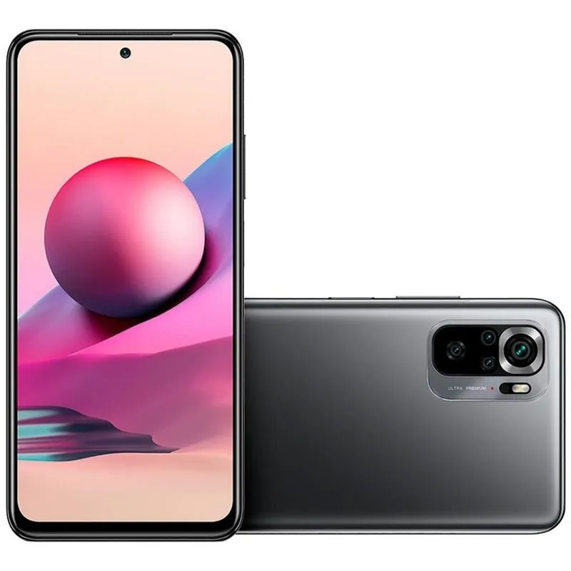 Smartphone Xiaomi Redmi Note 10S 64GB 6GB RAM Tela 6.43 Polegadas Cinza