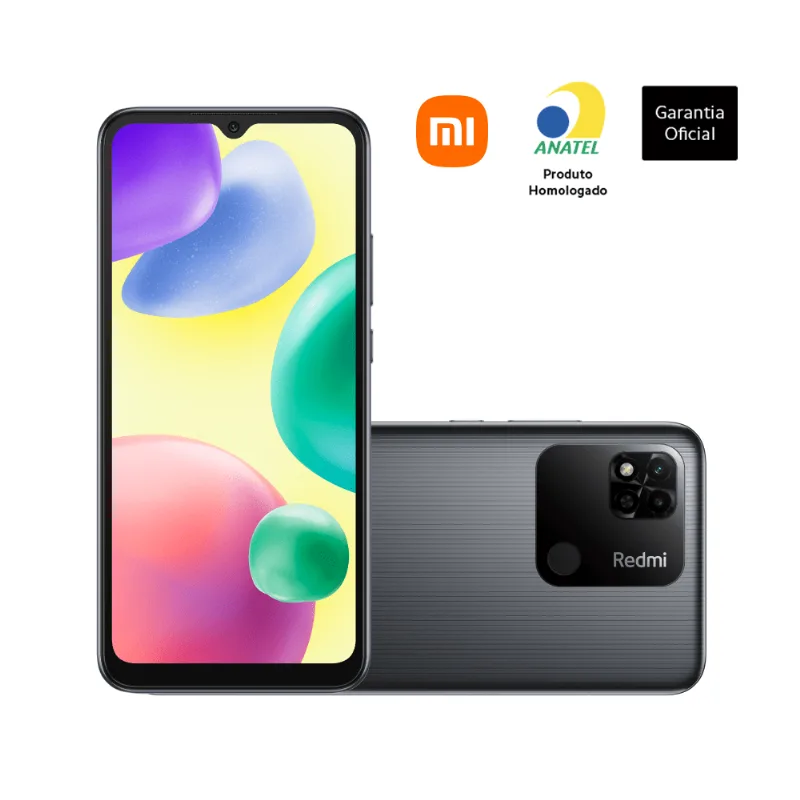 Smartphone Xiaomi Redmi 10A 128GB 4GB RAM Tela 6,53" - Cinza - Xiaomi