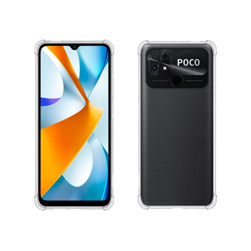 Capa protetora para smartphone poco C40, transparente - Xiaomi