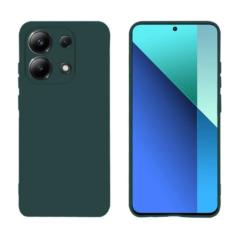 CAPA PROTETORA DE SILICONE PARA REDMI NOTE 13, VERDE
