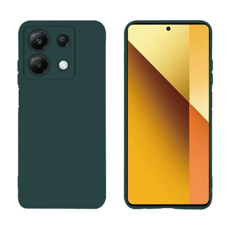 CAPA PROTETORA DE SILICONE PARA REDMI NOTE 13 5G, VERDE