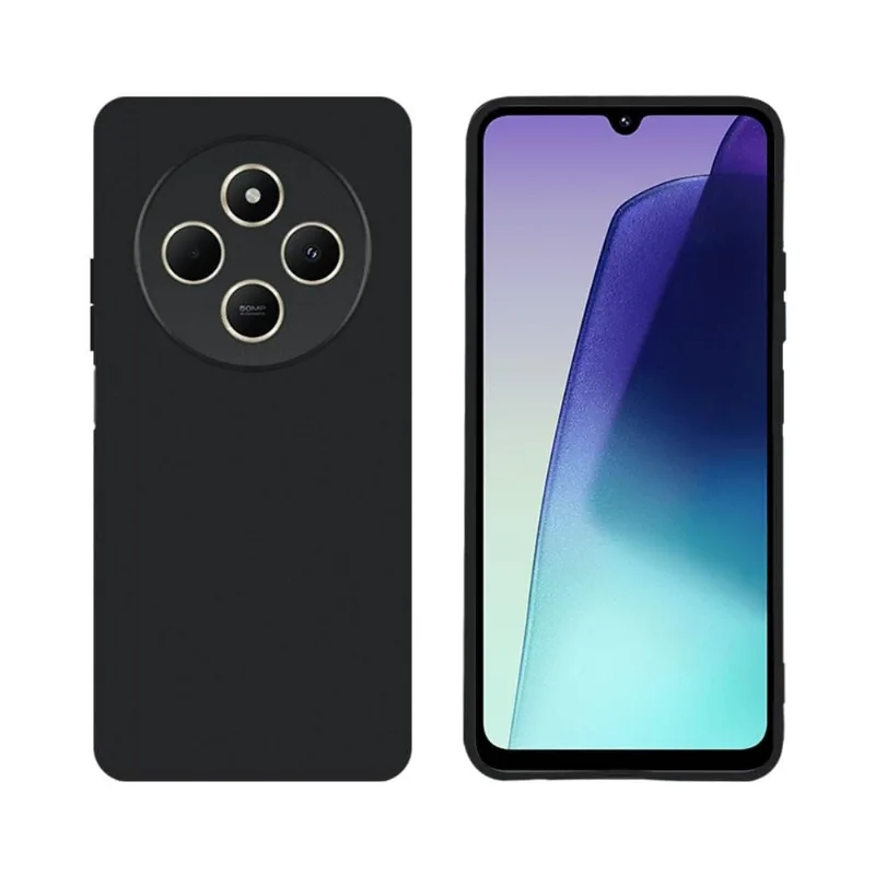 Capa Silicone Para Redmi 14C / poco C75, Preto - Xiaomi