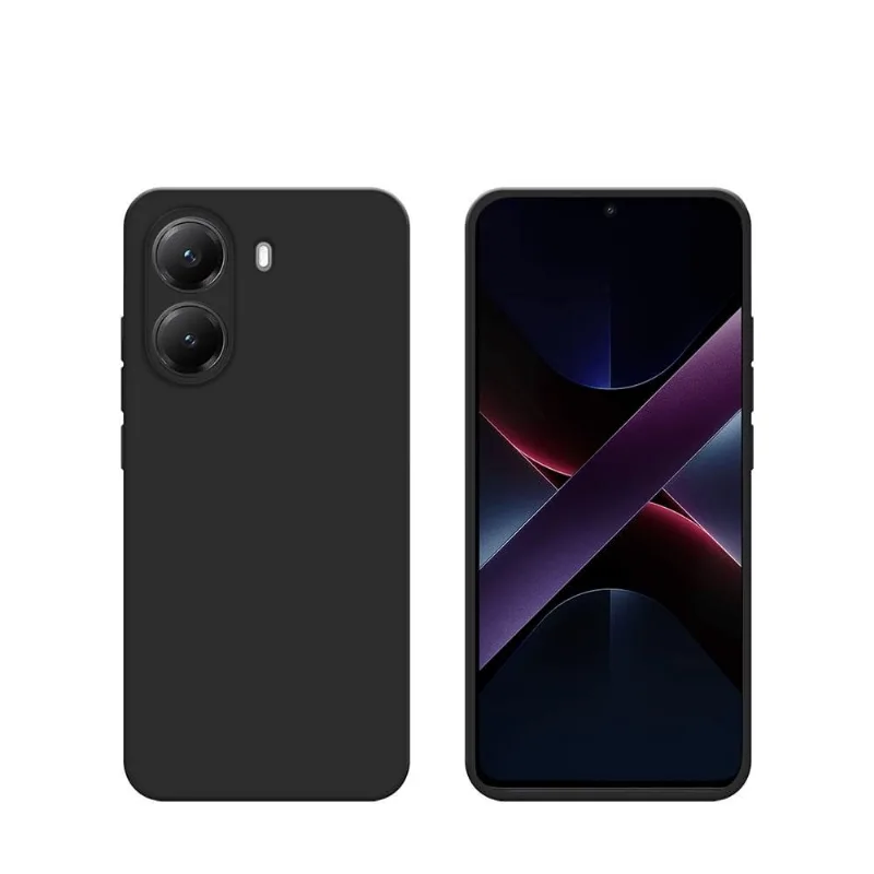 Capa de Silicone para Smartphone poco X7 pro, Preto - Xiaomi