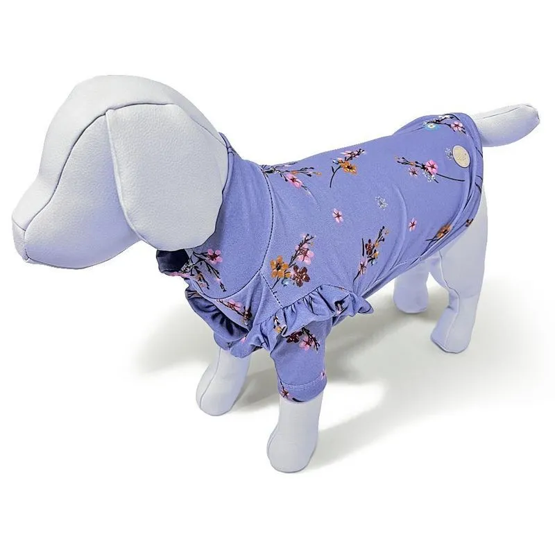 Roupinha Para Cachorros Gola Alta Floral Pata Chic Lilly - P