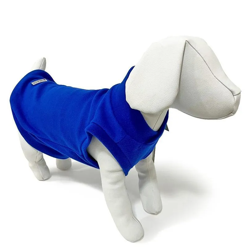 Roupinha Para Cachorros Soft Básico Pata Chic Azul Royal - P
