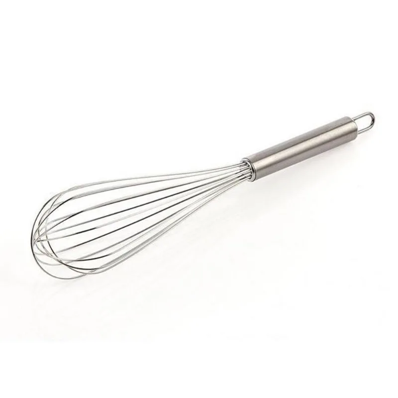 Batedor De Ovos Misturador De Bolo Fouet Inox 30,5cm