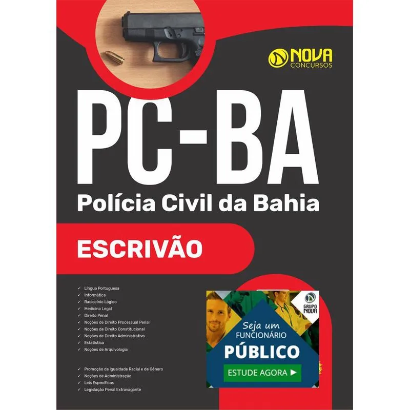 Apostila Concurso Pc Ba - Escrivão De Polícia