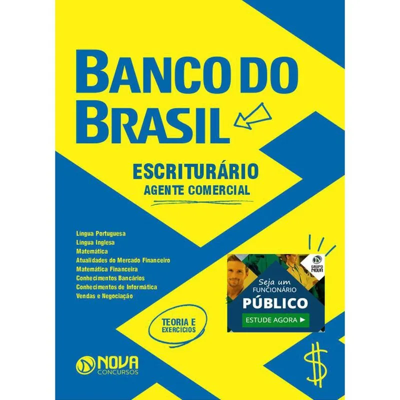Apostila Banco do Brasil 2021 Escriturário Agente Comercial