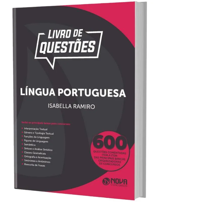 Livro De Questões Comentadas Língua Portuguesa