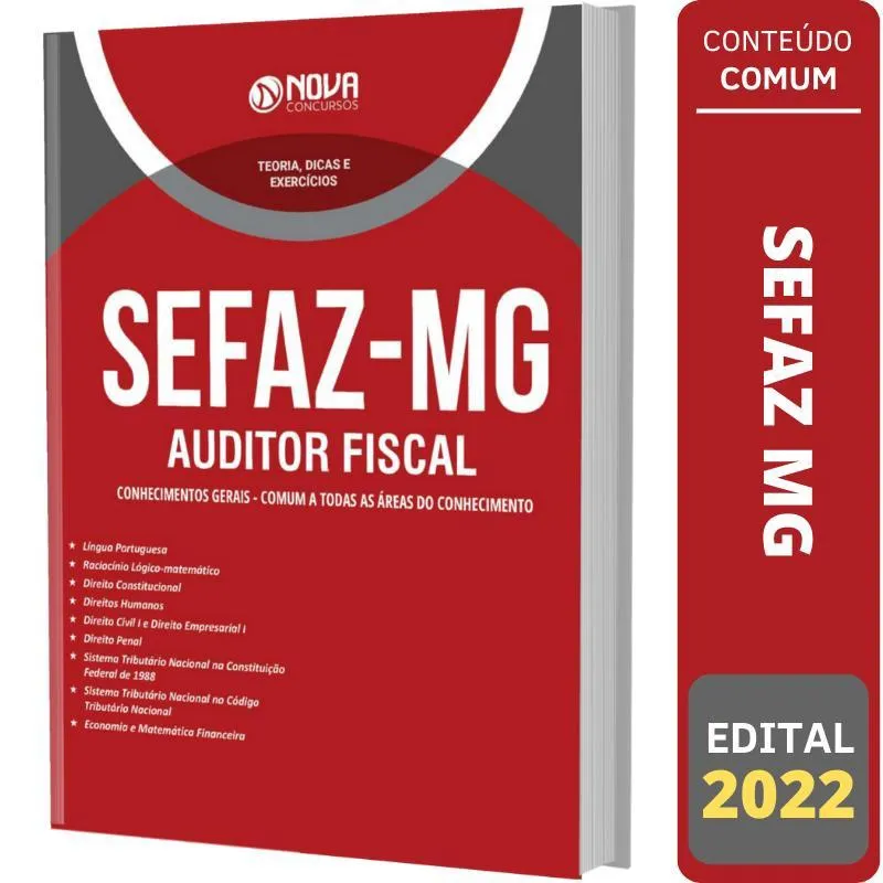 Apostila Sefaz Mg - Auditor Fiscal - Conhecimentos Gerais