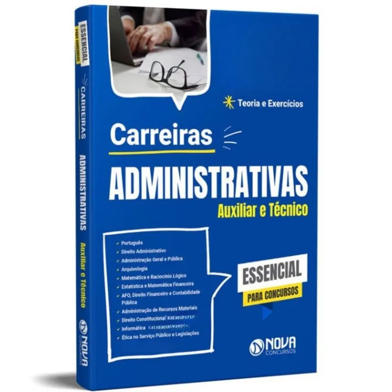 Apostila Carreiras Administrativas Auxiliar e Técnico - Ed. Nova
