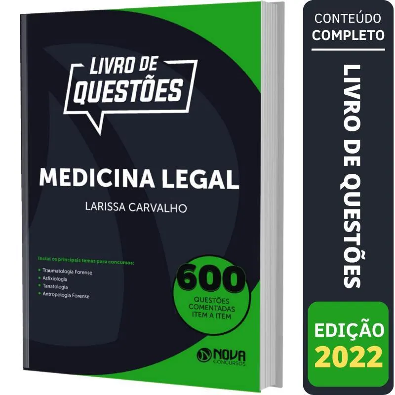 Livro Questões Comentadas De Medicina Legal