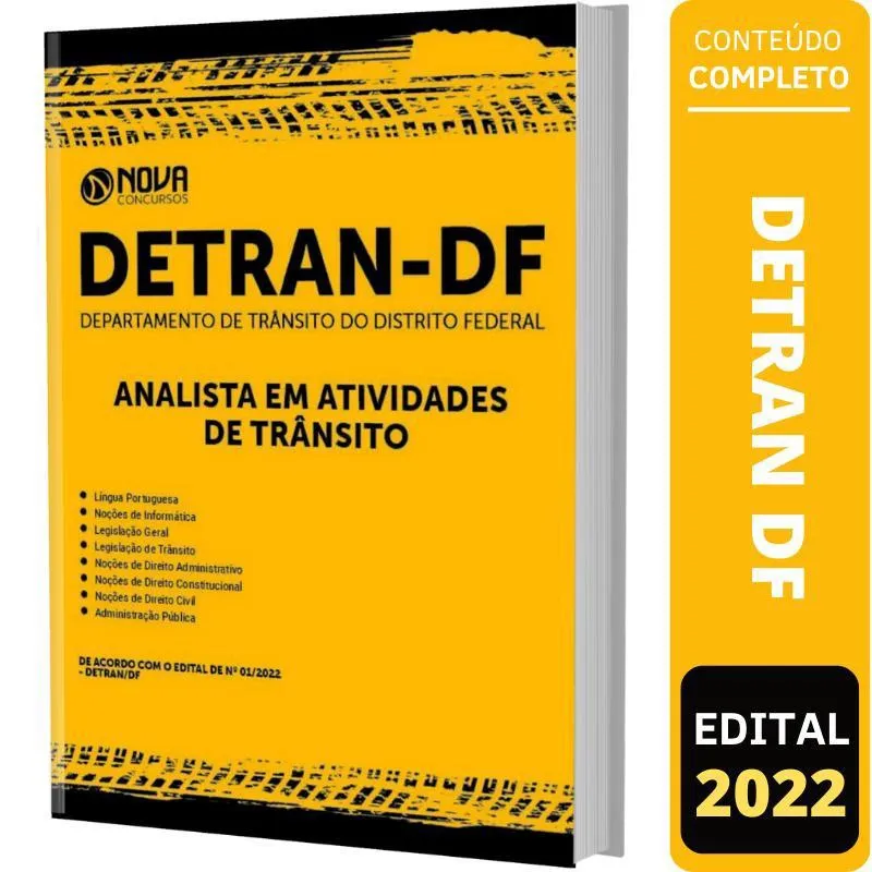 Apostila Detran Df - Analista Em Atividades De Trânsito