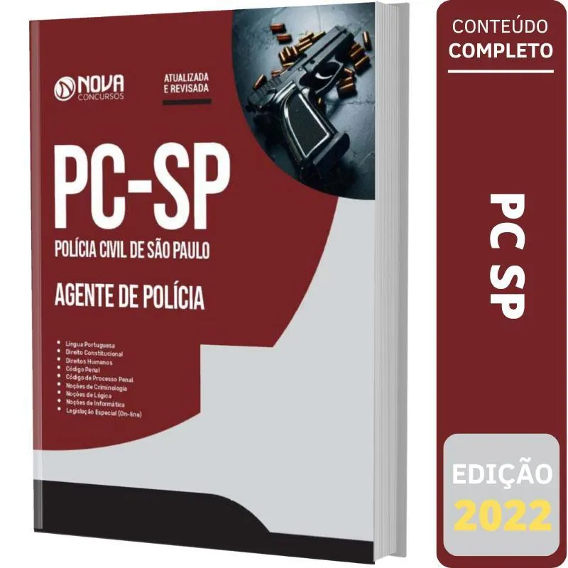 Apostila Concurso Pc Sp - Agente De Polícia Civil
