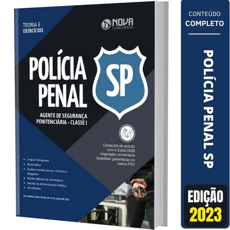 Apostila Polícia Penal Sp 2023 Agente Segurança