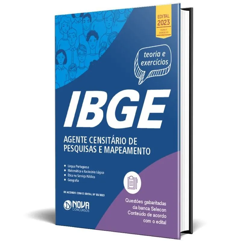 Apostila Ibge 2023 Agente Censitário Pesquisas E Mapeamento