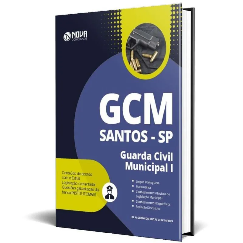 Apostila Gcm Santos Sp 2023 - Guarda Civil Municipal I